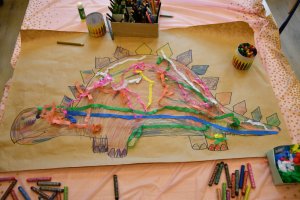 Na zdjęciu dzieci w czasie zajęć.