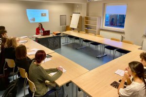 Na zdjęciu uczestnicy warsztatów.