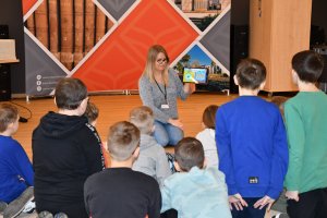 Na zdjęciu dzieci w czasie zajęć.