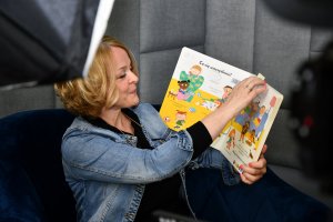 Na zdjęciu Bibliuś i Woluminka