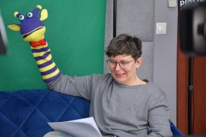 Na zdjęciu Bibliuś i Woluminka