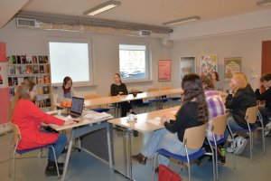 Na zdjęciu uczestnicy warsztatów.