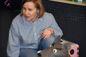 Na zdjęciu prowadzaca spotkanie