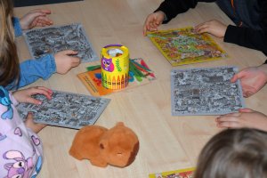 Na zdjęciu dzieci w czasie zajęć.