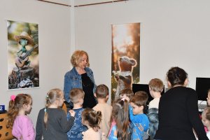 Na zdjęciu dzieci w czasie zajęć.