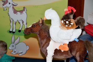 Na zdjęciu dzieci w czasie zajęć.