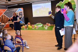 Na zdjęciu Bibliuś i Woluminka