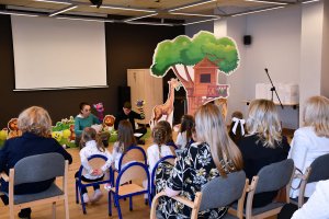 Na zdjęciu Bibliuś i Woluminka