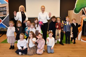 Na zdjęciu Bibliuś i Woluminka