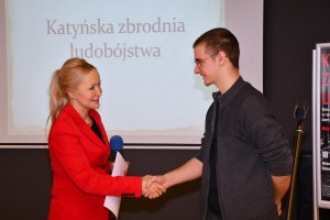 Na zdjęciu zwycięzca konkursu