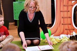 Na zdjęciu dzieci w czasie zajęć.