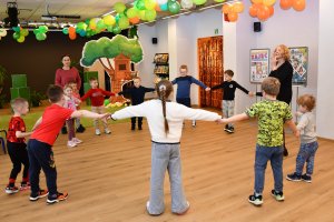 Na zdjęciu dzieci w czasie zajęć.