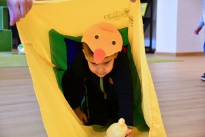 Na zdjęciu dzieci w czasie zajęć.