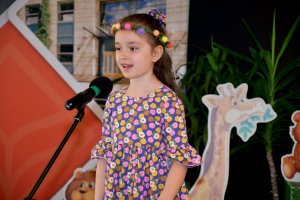 Na zdjęciu dzieci biorace udział w konkursie