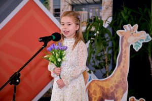 Na zdjęciu dzieci biorace udział w konkursie