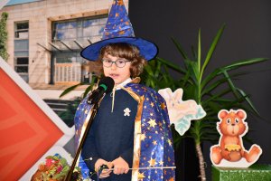 Na zdjęciu dzieci biorace udział w konkursie