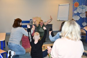 Na zdjęciu dzieci w czasie zajęć.