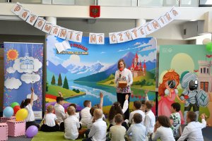 Na zdjęciu dzieci w czasie zajęć.