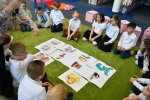 Na zdjęciu dzieci w czasie zajęć.