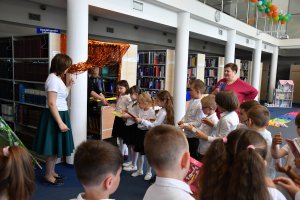 Na zdjęciu dzieci w czasie zajęć.