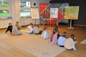 Na zdjęciu dzieci w czasie zajęć.