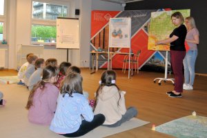 Na zdjęciu dzieci w czasie zajęć.