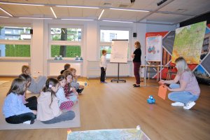 Na zdjęciu dzieci w czasie zajęć.