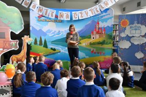 Na zdjęciu dzieci w czasie zajęć