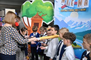 Na zdjęciu dzieci w czasie zajęć