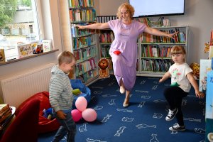 Na zdjęciu dzieci w czasie zajęć