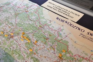 Na zdjęciu elementy wystawy