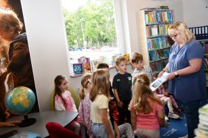 Na zdjęciu dzieci w czasie zajęć