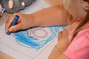 Na zdjęciu dzieci w czasie zajęć