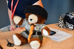 Na zdjęciu harcerze