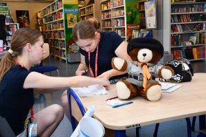 Na zdjęciu harcerze