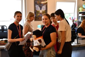 Na zdjęciu harcerze