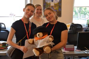 Na zdjęciu harcerze