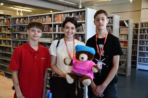 Na zdjęciu harcerze