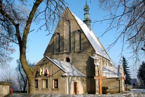 W księgach parafialnych kościoła we Wszechświętem odnotowano narodziny i chrzest Witolda Gombrowicza