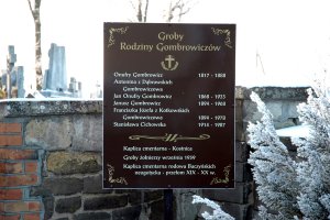 Przybysławice - miejsce spoczynku bliskich z rodzinnego kręgu Witolda Gombrowicza