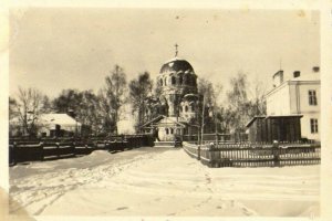 cerkiew, zdjęcie w sepii