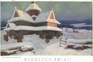 pocztówka bożonarodzeniowa