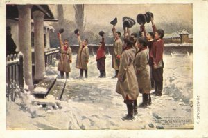 nocztówka noworoczna