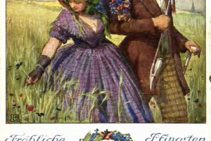 pocztówka walentynkowa