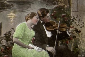 pocztówka walentynkowa