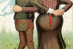 pocztówka walentynkowa