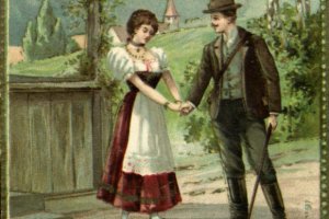 pocztówka walentynkowa